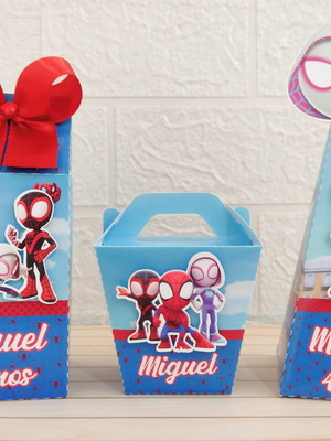 Kit: 30 lembrancinhas spidey e seus amigos espetaculares!
