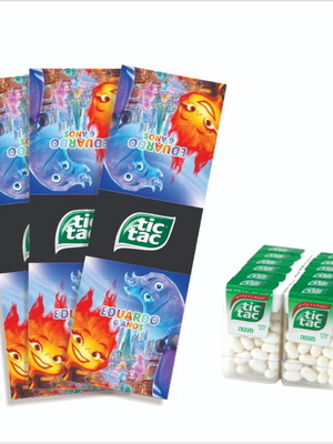 Rótulo tic tac elementos