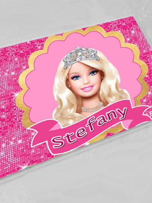 Jogo americano lavavel da barbie
