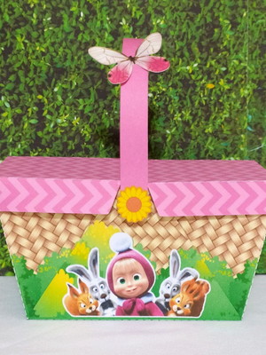 Cestinha masha personalizada