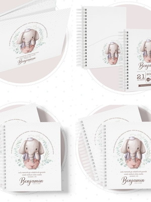 Pack maternidade versículos menino 1010 -vacina/livro bebê