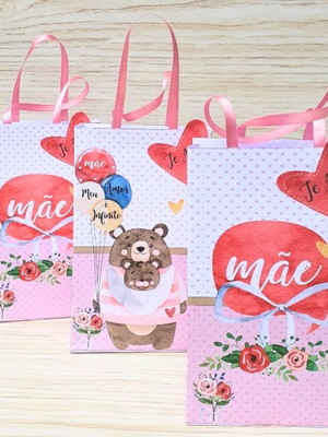 Sacolas personalizadas dia das mães