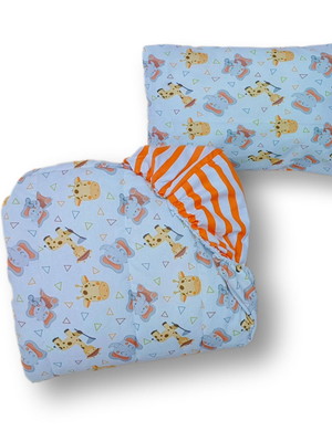 2 colchas com elástico solteiro king + porta travesseiro