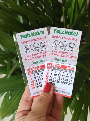 Calendário imã de geladeira 2024