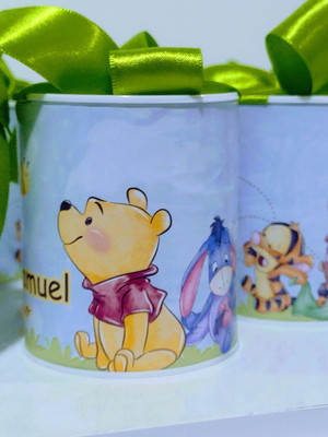 10 mini tubolata personalizada ursinho pooh