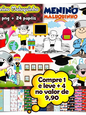Kit digital menino maluquinho