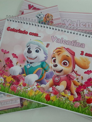 Kit de colorir patrulha canina