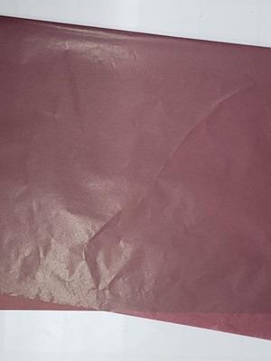 Papel de seda 50x70cm pacote c/100 unidades - bordô ac 157