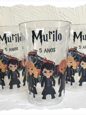Copo 500 ml sem tampa - harry potter