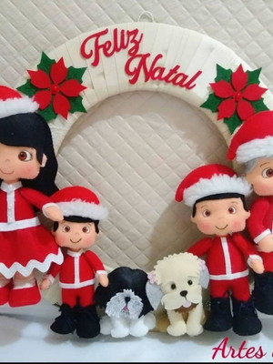 Guirlanda de natal personalizada