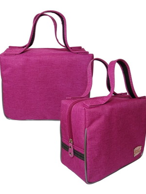 Necessaire maletinha grande pink