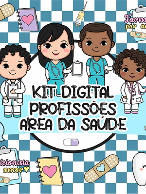 Kit digital profissões área da saúde sem fundo png