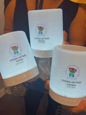 Caixa de som com bluetooth personalizado