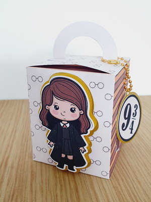 Caixa mini alça harry potter