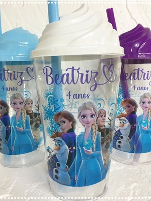 Copo chantilly 500 ml personalizado- frozen 2