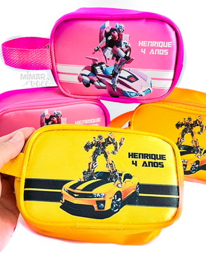 Maletinha de mão transformers - lembrancinhas personalizadas