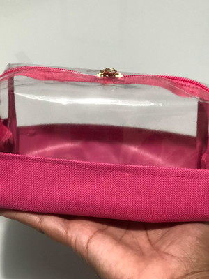 Necessaire box pink com visor