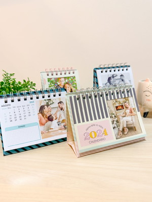 Calendário de mesa a6(11,5x15,5) 2024 *com foto*