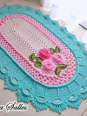 Tapete russo com flores