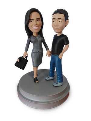 Caricatura personalizada - impressão 3d - pintura à mão