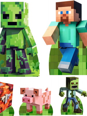 Kitd display minecraft - mdf