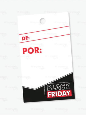 240 tags black friday - em 2 tamanhos