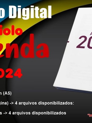 Miolo digital – agenda 2024 - ref.: 1845