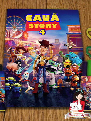 Kit passatempo personalizado toy story