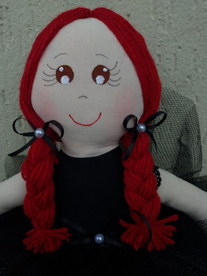 Boneca bailarina larissa 40 cm