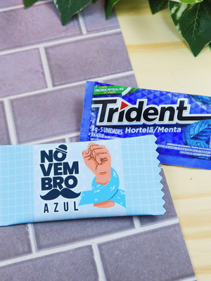 Trident personalizado - novembro azul