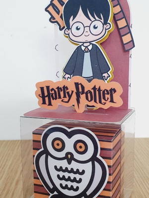 Caixa cenário vitrine harry potter