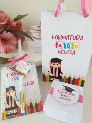 Kit abc formatura ( 30 itens )
