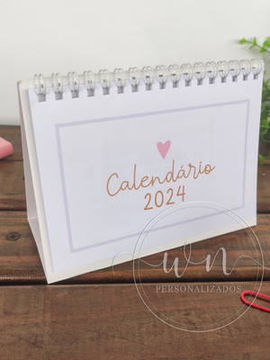 Calendário de mesa color 2024 - a6