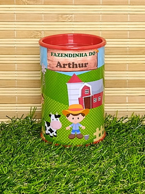 Cofrinho personalizado fazendinha