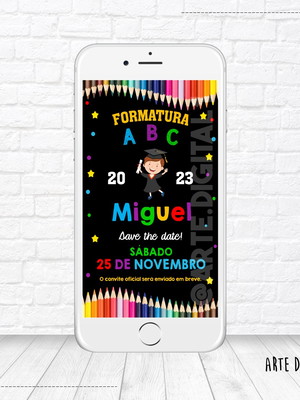 Save the date, formatura abc