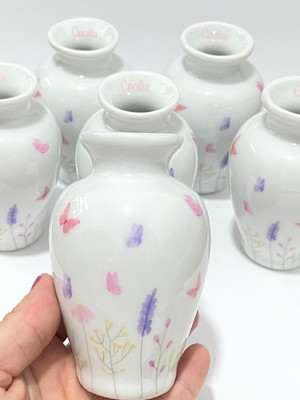 Vasinhos porcelana personalizado