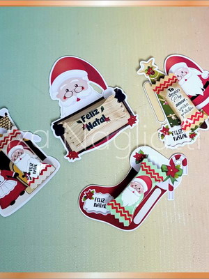 Balas personalizadas "natal" com card