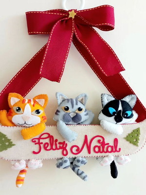 Enfeite de porta ,pets personalizável