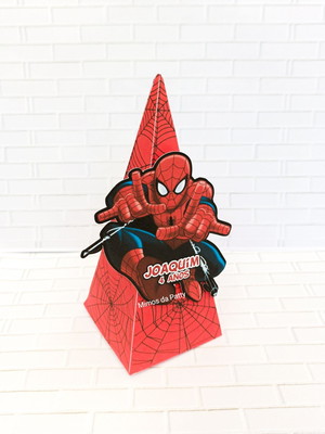Caixa cone homem aranha
