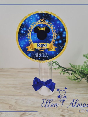 10 tags personalizadas para tubetes- mickey realeza