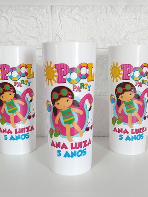 Copo long drink pool party