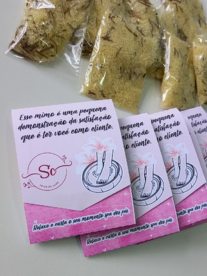 Escalda pés brinde para clientes