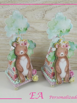 10 caixas pirâmide personalizadas bosque