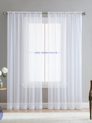 Cortina gaze de linho com blackout mod vestida 3,40 x 1,60