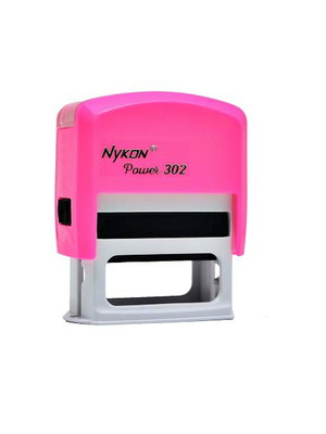 Carimbo automático personalizado - rosa