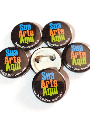 Bottons 2,5 personalizados até 40 artes botons botom button