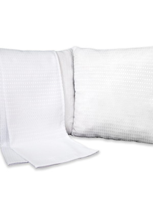 Kit peseira para cama super king com 2 capas almofadas