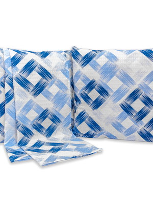 Kit peseira para cama super king com 2 capas almofadas