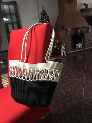 Bolsa de praia em corda