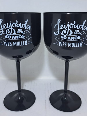 100 taças de gin baby 450ml personalizadas